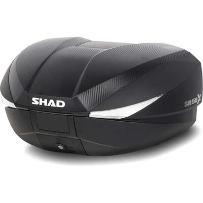 Maleta superior Shad Sh58x en carbono negro - Expandible para moto Maleta superior Shad Sh58x en carbono negro - Expandible para moto