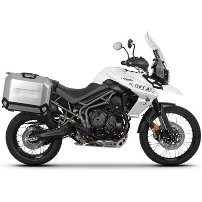 Shad 4p Sistema di Borse Laterali per Triumph Tiger 800 Xc/Xr/Xrx Shad 4p Sistema di Borse Laterali per Triumph Tiger 800 Xc/Xr/Xrx