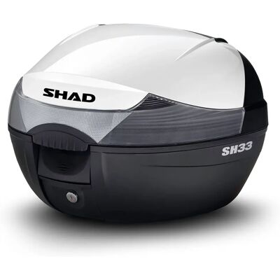 Shad SH33 Weiß Top Case Abdeckung - Top Case Cover Shad SH33 Weiß Top Case Abdeckung - Top Case Cover