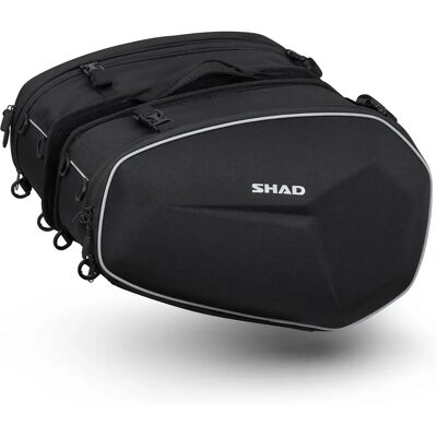 Kit de sacoches extensibles noires Shad E48 - Sacoches moto Kit de sacoches extensibles noires Shad E48 - Sacoches moto