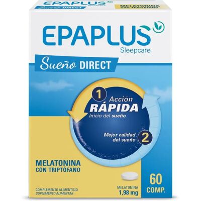 Epaplus Apoyo para el Sueño Melatonina Tryptófano - Suplemento para Dormir Epaplus Apoyo para el Sueño Melatonina Tryptófano - Suplemento para Dormir