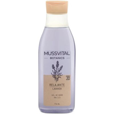 Gel de Baño Lavanda Mussvital Botanics - Relajante, 750ml, Probado dermatológicamente Gel de Baño Lavanda Mussvital Botanics - Relajante, 750ml, Probado dermatológicamente