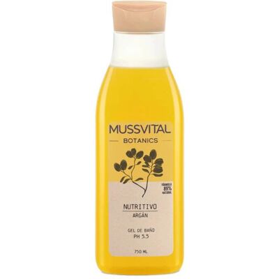 Gel de Baño Argán Mussvital Botanics - Hidratante, Suave, 750ml Gel de Baño Argán Mussvital Botanics - Hidratante, Suave, 750ml