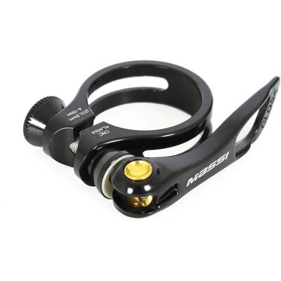Abbraccio tija sella Massi - 34,9 mm - Nero Abbraccio tija sella Massi - 34,9 mm - Nero