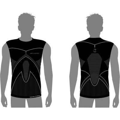 Massi Evolución Térmica Carbono Negro - Ropa de Ciclismo Massi Evolución Térmica Carbono Negro - Ropa de Ciclismo