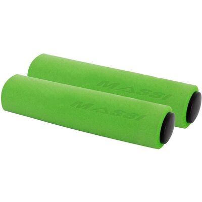 Massi Empuñature Silicone Verde - Manopole per manubrio Massi Empuñature Silicone Verde - Manopole per manubrio
