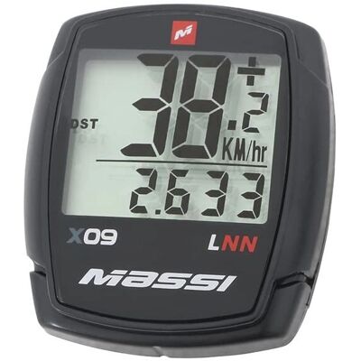 Massi 9.0 Compteur de Vélos - 9 Fonctions Imperméable Massi 9.0 Compteur de Vélos - 9 Fonctions Imperméable