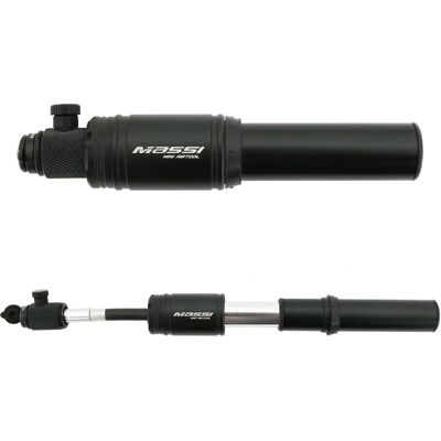 Mini Pompa Massi CM-32 - Nero - Doppia Valvola - Leggera Mini Pompa Massi CM-32 - Nero - Doppia Valvola - Leggera