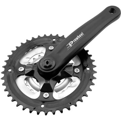 Prowheel Aluminium Dreifach-Kettenblatt und Kurbel - Mountainbike Prowheel Aluminium Dreifach-Kettenblatt und Kurbel - Mountainbike