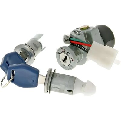 Vparts Ensemble de Serrures Kymco DJ - Cadenas pour Scooter avec 2 Clés Vparts Ensemble de Serrures Kymco DJ - Cadenas pour Scooter avec 2 Clés