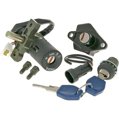 Jeu de serrures Aprilia SR50 R Factory / SR 50 Ditech - Pièce pour scooter Jeu de serrures Aprilia SR50 R Factory / SR 50 Ditech - Pièce pour scooter