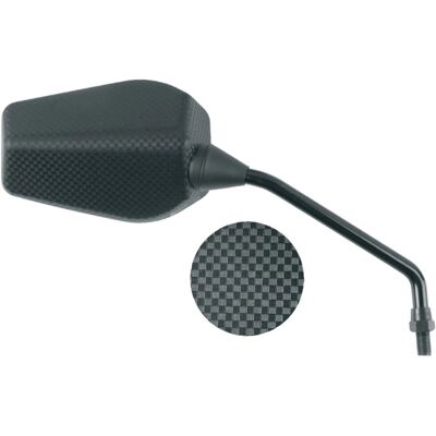 Vicma Derbi GP1 Right Carbon Mirror - Rearview Mirror for Derbi 50/125 2005-2009 Vicma Derbi GP1 Right Carbon Mirror - Rearview Mirror for Derbi 50/125 2005-2009
