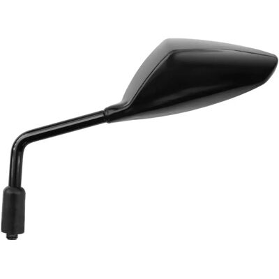 V PARTS Motorcycle Left Mirror - Universal, Black - Off-Road Use V PARTS Motorcycle Left Mirror - Universal, Black - Off-Road Use