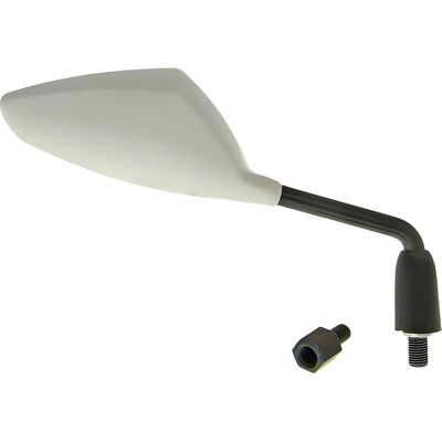 Miroir Universel Blanc M8 / M10 Droit - Vparts Miroir Universel Blanc M8 / M10 Droit - Vparts