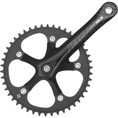 Prowheel Ensemble de manivelles - 170mm, 48T, Argent - Vélos - Publicité Prowheel Ensemble de manivelles - 170mm, 48T, Argent - Vélos - Publicité