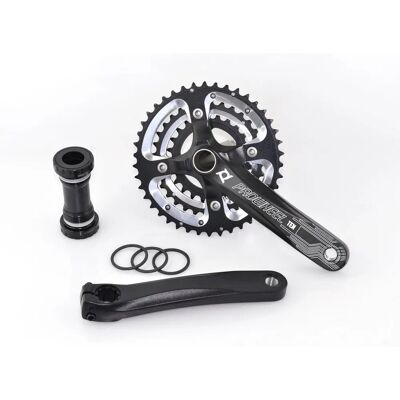 Prowheel Fahrrad-Kurbelgarnitur - Gussaluminium, 170/175mm, Schwarz Prowheel Fahrrad-Kurbelgarnitur - Gussaluminium, 170/175mm, Schwarz