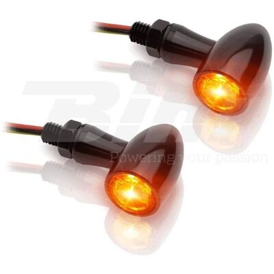 V Parts Aluminium LED Indicator Set Clear - Universal - 12V - Black - LED - ECE Approved - Front/Rear - Product Type: Indicator V Parts Aluminium LED Indicator Set Clear - Universal - 12V - Black - LED - ECE Approved - Front/Rear - Product Type: Indicator
