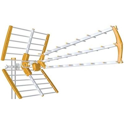 Antenna Tecatel BKM - Alta Guadagno Pieghevole TV UHF LTE Antenna Tecatel BKM - Alta Guadagno Pieghevole TV UHF LTE