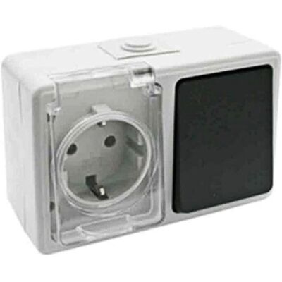 ELECTRO DH Base schuko + interruttore - Presa e interruttore elettrico ELECTRO DH Base schuko + interruttore - Presa e interruttore elettrico