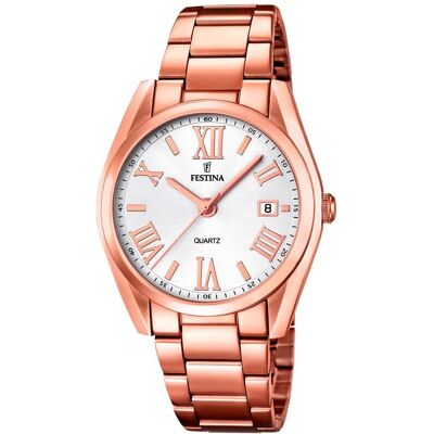 Montre Festina F16793/1 - Unisexe Quartz Rose & Argent - Publicité Montre Festina F16793/1 - Unisexe Quartz Rose & Argent - Publicité