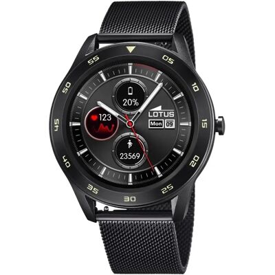Lotus L50010/a Schwarze Smartwatch - Multisport, Herzfrequenz, IP68 Lotus L50010/a Schwarze Smartwatch - Multisport, Herzfrequenz, IP68
