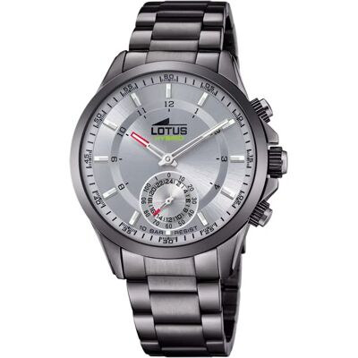 Montre hybride connectée Lotus Modèle 18807/1 - 43mm Acier gris - Publicité Montre hybride connectée Lotus Modèle 18807/1 - 43mm Acier gris - Publicité