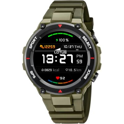 Montre connectée pour homme Lotus Verte - Numérique, Résistante aux éclaboussures, Compatible Android - Publicité Montre connectée pour homme Lotus Verte - Numérique, Résistante aux éclaboussures, Compatible Android - Publicité