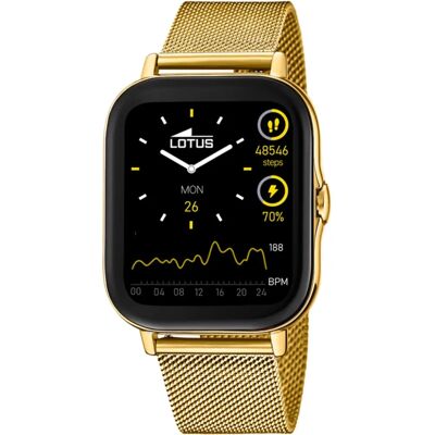 Montre Connectée Lotus L50049-1 - Montre Digitale Homme Or - Publicité Montre Connectée Lotus L50049-1 - Montre Digitale Homme Or - Publicité