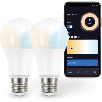 Pack Garza Domotique 2 Ampoules LED Intelligentes - WiFi, Application, Commande Vocale Pack Garza Domotique 2 Ampoules LED Intelligentes - WiFi, Application, Commande Vocale