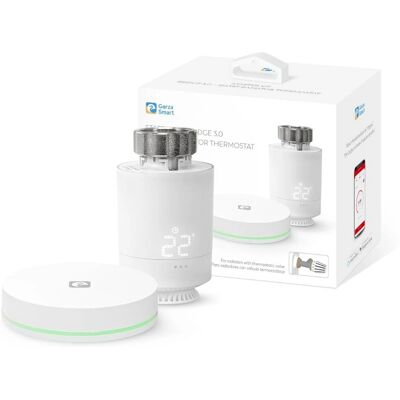 Kit Termostato Inteligente Garza 401317G - Zigbee 3.0, Alexa & Google Kit Termostato Inteligente Garza 401317G - Zigbee 3.0, Alexa & Google