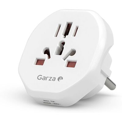 Garza Reisadapter - EU/Type E en F - 2300W Garza Reisadapter - EU/Type E en F - 2300W