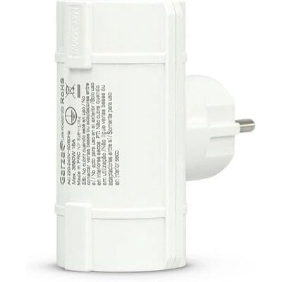 Garza Power Dubbellingsocket Adapter met Aarding Garza Power Dubbellingsocket Adapter met Aarding