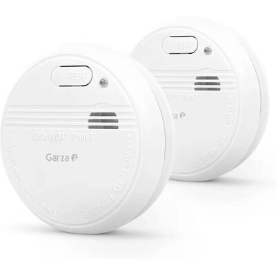 Garza Power - Detector de Humo - Blanco - 85dB - Instalación Fácil Garza Power - Detector de Humo - Blanco - 85dB - Instalación Fácil