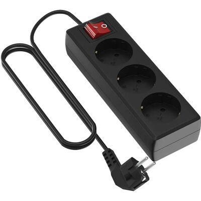 Garza Basic Power - Verlengsnoer met 3 Stopcontacten en Schakelaar - 5m Kabel Garza Basic Power - Verlengsnoer met 3 Stopcontacten en Schakelaar - 5m Kabel