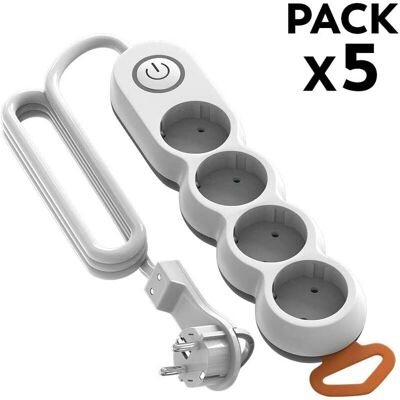Garza - Power-Pack 5 - 5 unidades - 4 enchufes - Power strip Garza - Power-Pack 5 - 5 unidades - 4 enchufes - Power strip