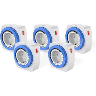 Garza Mini Programador Analógico - Seguro Infantil - Pack de 5 Garza Mini Programador Analógico - Seguro Infantil - Pack de 5