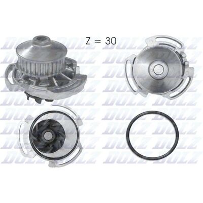 DOLZ Wasserpumpe mit Riemenscheibe - Für VW Golf, Polo, Vento, Seat Ibiza, Córdoba DOLZ Wasserpumpe mit Riemenscheibe - Für VW Golf, Polo, Vento, Seat Ibiza, Córdoba