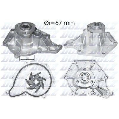 DOLZ A213 Wasserpumpe - Kompatibel mit Audi, Porsche, VW DOLZ A213 Wasserpumpe - Kompatibel mit Audi, Porsche, VW