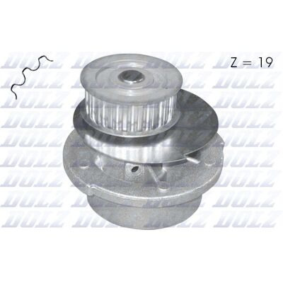 DOLZ O116 Wasserpumpe 19 mit Riemenscheibe für Opel - Wasserpumpe DOLZ O116 Wasserpumpe 19 mit Riemenscheibe für Opel - Wasserpumpe