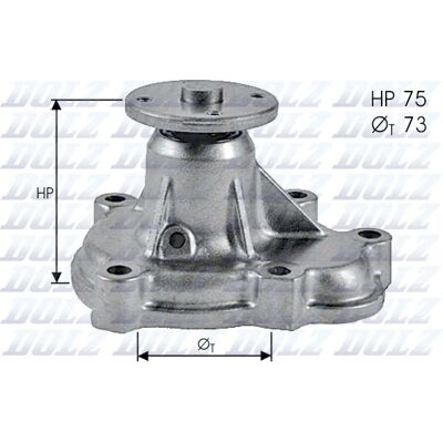 DOLZ O143 Water Pump - Engine Cooling Part DOLZ O143 Water Pump - Engine Cooling Part