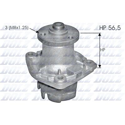 DOLZ Wasserpumpe S348 - Wasserpumpe DOLZ Wasserpumpe S348 - Wasserpumpe