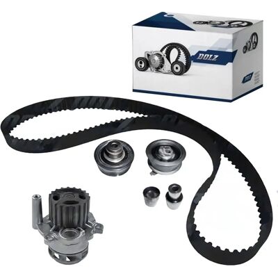DOLZ Vattenpump + kamremssats KD104 - Water Pump & Timing Belt Kit DOLZ Vattenpump + kamremssats KD104 - Water Pump & Timing Belt Kit