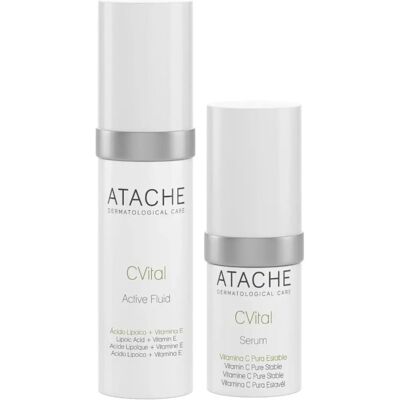 Atache C-Vital Active Fluid + Sérum Vitamina C 15 + 30 ml - Siero Atache C-Vital Active Fluid + Sérum Vitamina C 15 + 30 ml - Siero