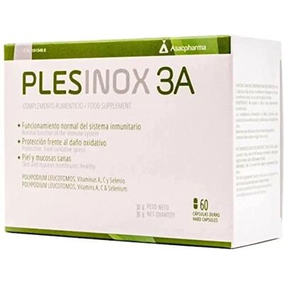 Asacpharma Plesinox 3a Ayuda a Tus Defensas 60 Cápsulas Asacpharma Plesinox 3a Ayuda a Tus Defensas 60 Cápsulas