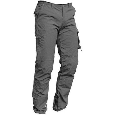 Pantalones de trabajo Issaline - Modelo Raptor, Multi-bolsillos, Gris Pantalones de trabajo Issaline - Modelo Raptor, Multi-bolsillos, Gris