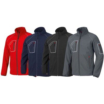 ISSALINE - Kurtka robocza Industrial Starter - Softshell - Czarna - Kurtka robocza ISSALINE - Kurtka robocza Industrial Starter - Softshell - Czarna - Kurtka robocza