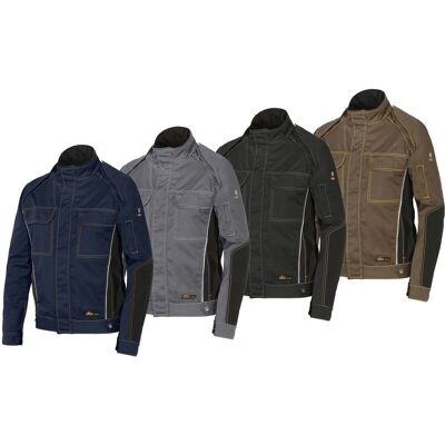 Issaline - Chaqueta de trabajo industrial - Inserciones reflectantes, mangas desmontables Issaline - Chaqueta de trabajo industrial - Inserciones reflectantes, mangas desmontables