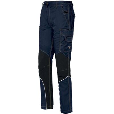 Pantaloni da lavoro blu ISSALINE - Multi tasche, Elasticizzati, Vestibilità Personalizzata Pantaloni da lavoro blu ISSALINE - Multi tasche, Elasticizzati, Vestibilità Personalizzata