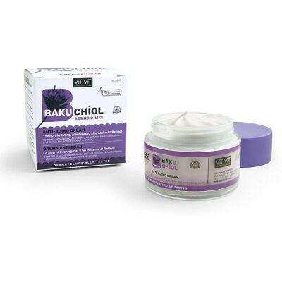 Diet Esthetic Vit Vit Cosmeceuticals Bakuchiol Crème Anti-Âge - 50ml - Publicité Diet Esthetic Vit Vit Cosmeceuticals Bakuchiol Crème Anti-Âge - 50ml - Publicité