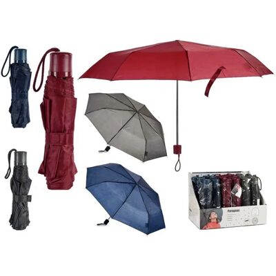 Bigbuy Home Składany parasol z włókna metalowego - Parasolka Bigbuy Home Składany parasol z włókna metalowego - Parasolka